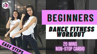 Beginners Bollywood Dance Fitness Workout | 20 Min  Non-stop Cardio | Easy Exercise to Loose Weight