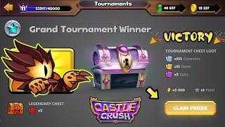 Fire Elemental Tournament Victory! Castle Crush Tournament Gameplay