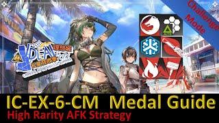 [Arknights] IC-EX-6-CM Challenge Mode + Medal Guide High Rarity AFK clear