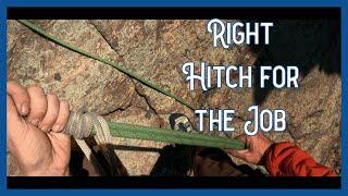 Six Climbing Friction Hitches and Their Pros and Cons