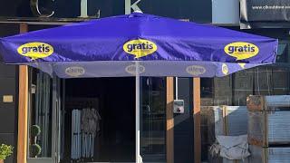 3x3 Logo Baskılı Mega Şemsiye, CLK Outdoor Markaların Tedarikçisiyiz️