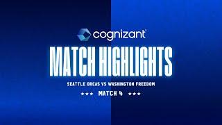 Cognizant Major League Cricket 2025 Match Highlights | Seattle Orcas vs Washington Freedom