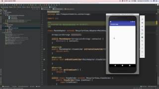 Android Tutorial: RecyclerView, ArrayList & CardView