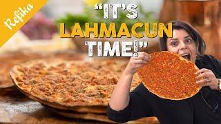 How to Make Crunchy LAHMACUN At Home?  One of The Best Turkish Foods | Perfect for PIZZA Lovers