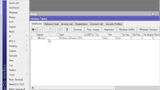 Mikrotik wireless bridge connection.