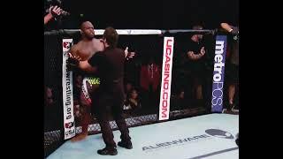 Former NFL Player Matt Mitrione KOs Derrick Lewis!!! Weird Forearm Strike KO!!