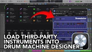 Logic Pro - Third-Party Instruments in Drum Machine Designer