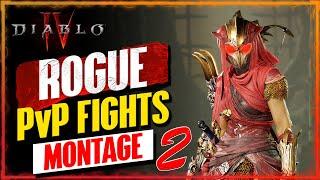 High Level TWISTED BLADE PvP Gameplay | Rogue PvP FIGHTS Montage 2 | Diablo 4