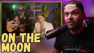 ADAM LAMBERT - ON THE MOON (Acoustic) | REACTION