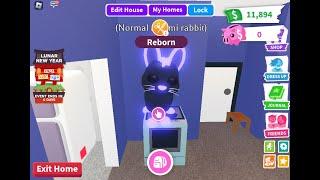 Making neon amami rabbit!! | Adopt me