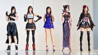 Every Play Arts Kai FFVII Remake Tifa Figure Comparison Review