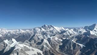 Everest 4k from airplane