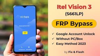 Itel Vision 3 (S661LP) FRP Unlock | Apps not Opening Android 11 | Gmail/Google Account Bypass w/o PC