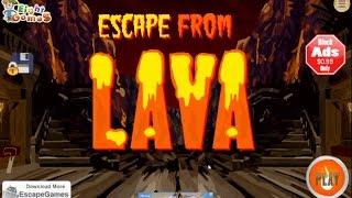 Escape From Lava  EightGames walkthrough..