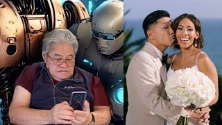 Old Asians Vs. Technology  Celebrating Our Wedding Anniversary ️