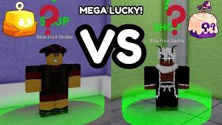 Dealer VS Spin MEGA LUCKY!! Blox Fruits