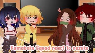 Kamaboko squad react to nezuko// Gacha Club//