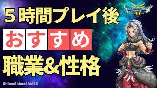 ネタバレ有りHD-2D版『ドラゴンクエストIII』5時間プレイ後オススメ職業&性格！