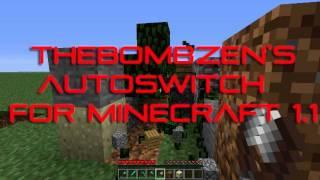 Mod Spotlight | Daily Minecraft Mod Videos | TheBombzen's AutoSwitch