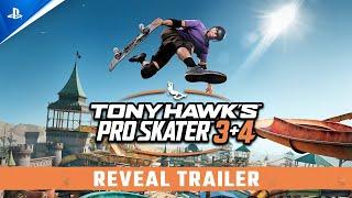 Tony Hawk's Pro Skater 3 + 4 | Reveal Trailer | PS5, PS4