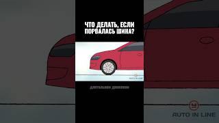 Что делать, если порвалась шина?