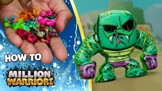 The BIGGEST BATTLE EVER! Million Warriors How To Battle | Spin Master Power Zone | Toys for Kids