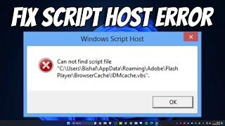 Fix Windows Script Host Error on Windows 11 Resolve .vbs Issues | How To