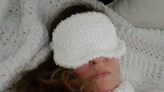 How to crochet the Cleopatra Sleeping Mask?