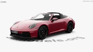 Porsche 911 Targa 4 GTS 2024 3D model by 3DModels.org