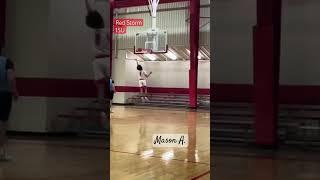 Mason A on #aaubasketball #redstorm #boysbasketball #layups #basketballshorts ​⁠#shorts #masona