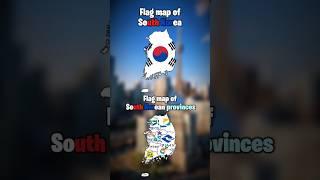 Flag map of South Korea/South Korean provinces