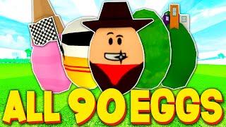 HOW TO GET ALL 90 EGGS in CAR DEALERSHIP TYCOON! (Car Dealership Tycoon Egg Locations)