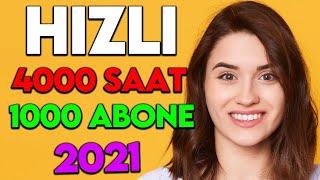 GOOGLE ADS İLE 4000 SAAT İZLENME SÜRESİ NASIL YAPILIR ! (1000 ABONE 4000 SAAT İZLENME) [2021]