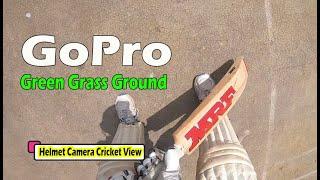 GoPro Batsman Helmet Camera Cricket Match View [ Lucky Rana Cricket Batting]