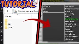 Tutorial de Como Colocar e Usar Skins Internas para o Custom Npc no Minecraft Java!!