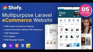 Setting Up Shofy - eCommerce & Multivendor Marketplace Laravel on Localhost (Nulled)