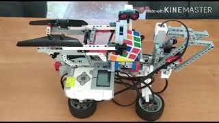 *Робот по сборке Кубика Рубика.*LEGO MINDSTORMS EV3.*