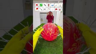 Epic Asmr Catching Big balloons Spider Man Challenge Mix Burst#shorts #viralvideo #asmr #foryou