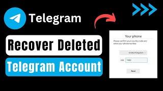 How To Recover Deleted Telegram Account !