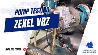 ZEXEL VRZ Pump Testing with EDC TESTER