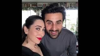 Karishma Kapoor with her Cousin Ranbir Kapoor #karishmakapoor #ranbirkapoor #kareenakapoor#shorts