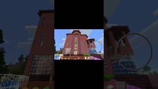 BUILDING BARBIE'S MANSION #minecraft #minecraftshorts #minecraftcreations #shorts #short #barbie