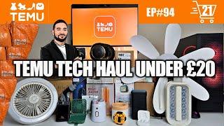 £20 Tech Challenge: Massive Temu Unboxing, You Don't Want to Miss!