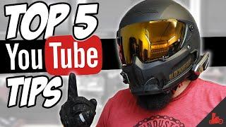 TOP 5 TIPS for MotoVlogging! (Starting a Channel)