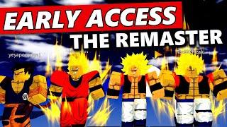 EARLY ACCESS TO THE DBZFS REMASTER (Fusion & more) | DBZ Final Stand Remastered