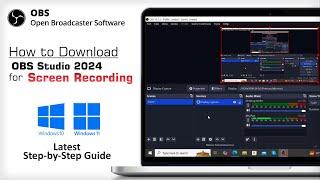 How to Download OBS Studio 2024 for Screen Recording on Windows 10 & 11