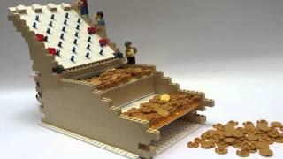 LEGO Coin Waterfall