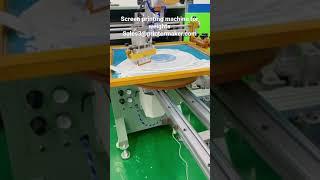Screen printing machine for weights