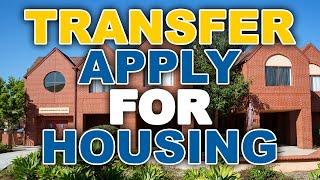 How to Apply to UCI Housing -  Transfers