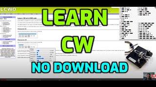 LEARN CW ONLINE (https://lcwo.net/text2cw)